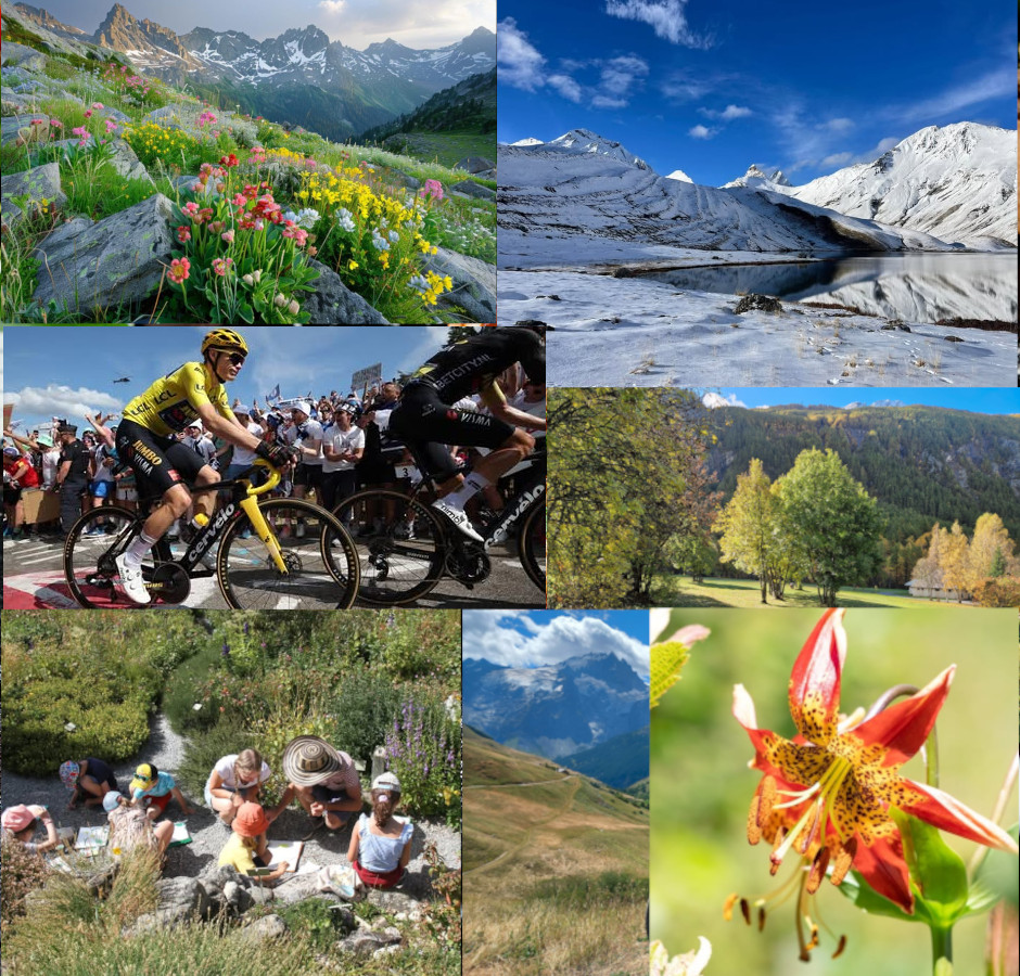 Mountainous landscape of the surroundings